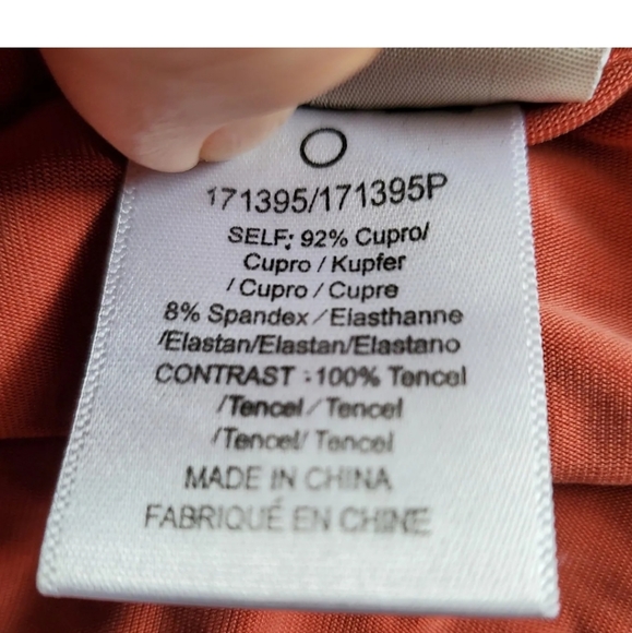 Anthropologie DOLAN Collection Silky Shift V neck CUPRO TENCEL wrap M 12 uk - Picture 8 of 8